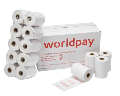 Worldpay Branded Rolls -                                                      FSC Approved & BPA Free